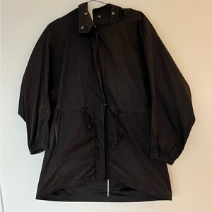 FUCHS SCHMITT | Black Hooded Rain Jacket